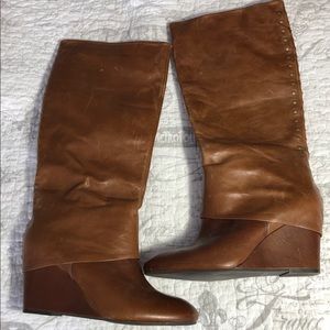 Steve Madden wedge heel boot size 9.5
